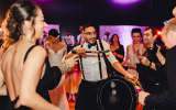 Arabische Trommler Libanesische Zaffe Entertainment Show Auf Der Tanzflaeche