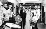 Tuerkische Hochzeit Arabische Hochzeit Braut Braeutigam Empfang Trommler Musiker Davul Zurna Party