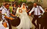 Braut Tanzt Mit Arabica Entertainment Auf Der Strasse